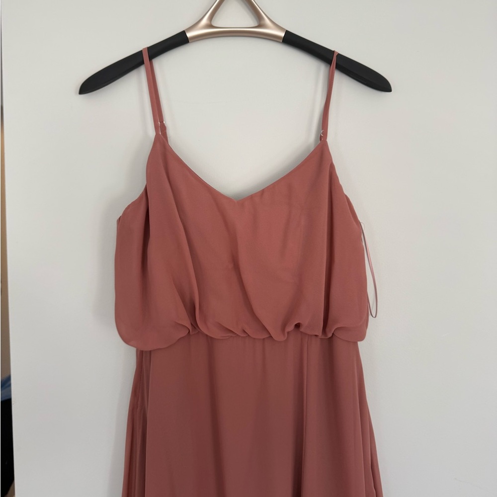 Birdy Grey Pink Sundress Sleeveless Spaghetti Strap